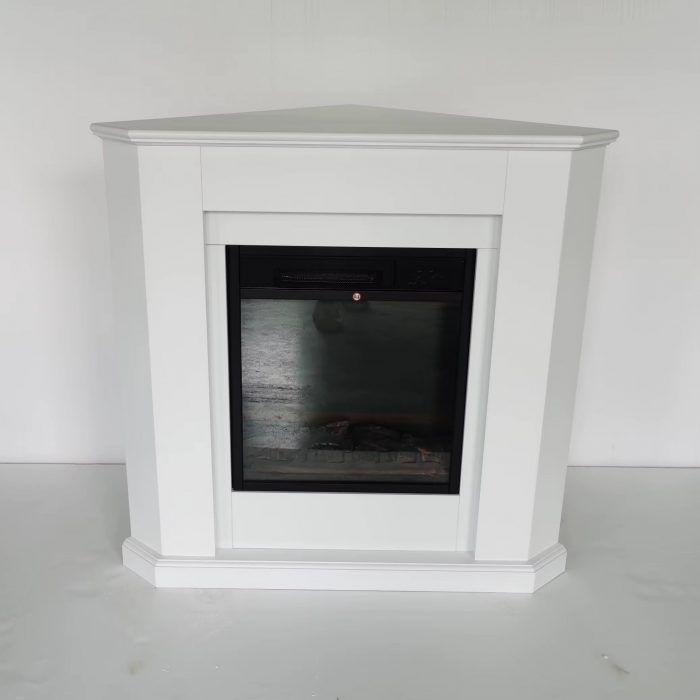 Gorgeous Elegant Modern Style Wood Furnace Core Electric Light Flame Effect Indoor Fireplace