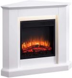 Gorgeous Elegant Modern Style Wood Furnace Core Electric Light Flame Effect Indoor Fireplace