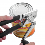 UHIYEE Commercial Manual Can Opener: Heavy Duty & Extra-Long Handle