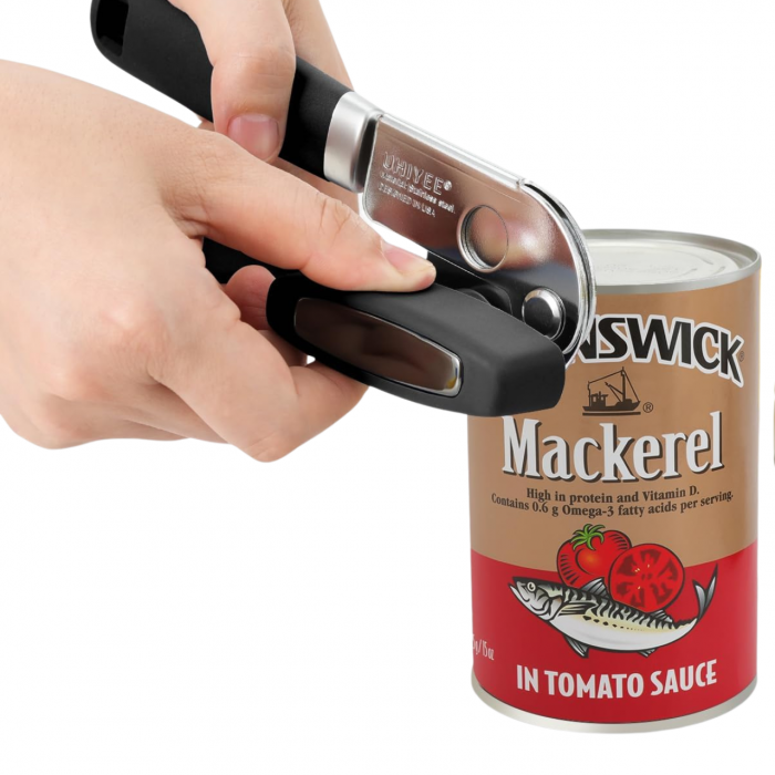 UHIYEE Heavy Duty Manual Can Opener with Magnet and Smooth Edge
