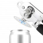 Heavy Duty Manual Can Opener with Magnet and Smooth Edge