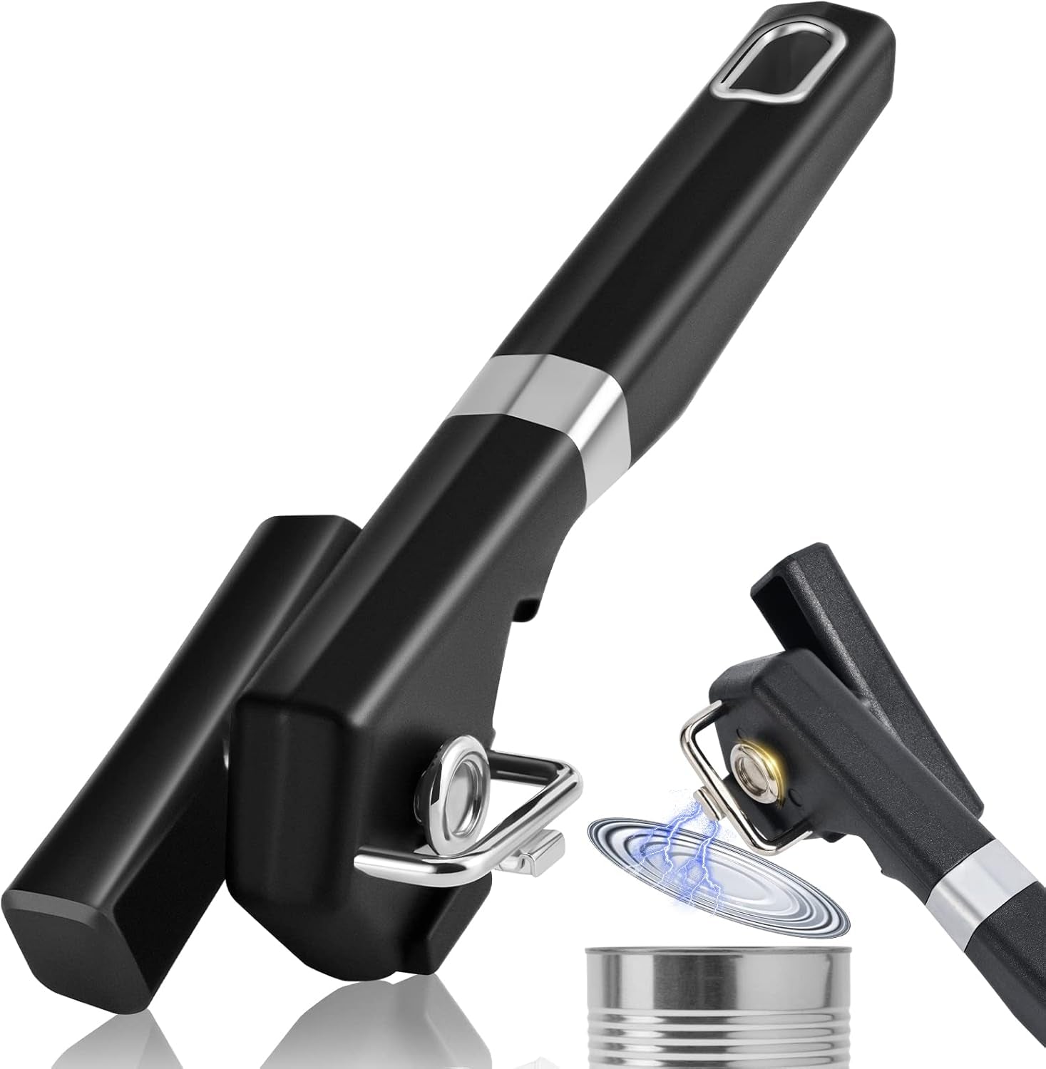 b038675895c6937c655e1f610e292369 RICKUNCL 2-in-1 Safety Manual Can Opener: Smooth Edge & Magnetic Lid Lift